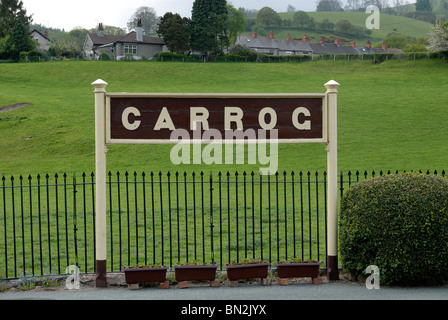 Llangollen Railway, Carrog Station, Wales, UK Stock Photo