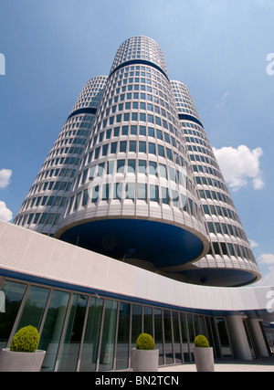 Modern corporate building (BMW Headquarters) in Munich,Germany Stock Photo