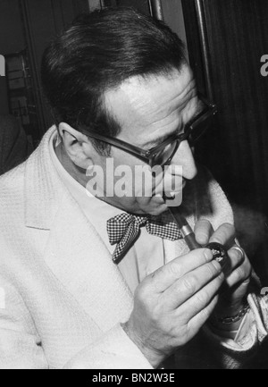 GEORGES SIMENON (1903-1989) prolific Belgian writer who created the fictional detective Maigret Stock Photo
