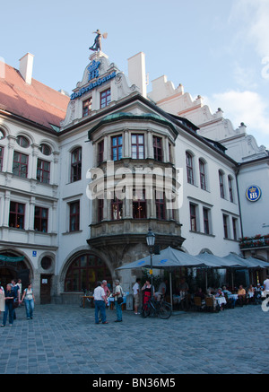 The famous Bier Keller of Hofbrauhaus, Munich, Germany. Stock Photo