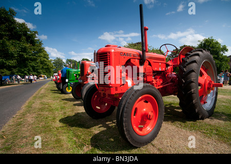 Vintage tractor rally at Paxton House Stock Photo