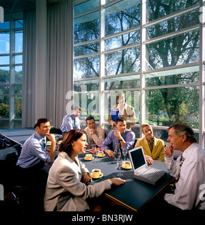 Businesspeople discussing in meting Stock Photo