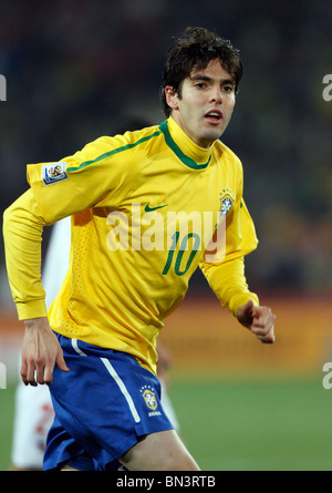 KAKA BRAZIL V CHILE ELLIS PARK JOHANNESBURG SOUTH AFRICA 28 June 2010 Stock Photo