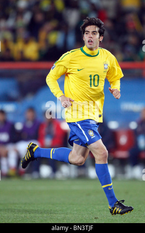 KAKA BRAZIL V CHILE ELLIS PARK JOHANNESBURG SOUTH AFRICA 28 June 2010 Stock Photo