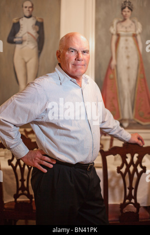 Portrait of Bobby Mahoney, Owner of Mary Mahoney's. Taken at Mary Mahoney's in Biloxi, Mississippi. Stock Photo