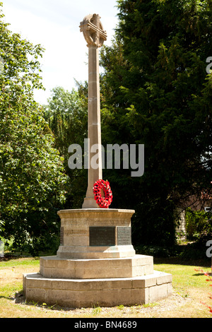 War memorial in St Mary's Church in Selborne Stock Photo