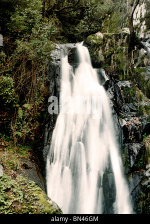 Waterfall. Arganil, Portugal Stock Photo