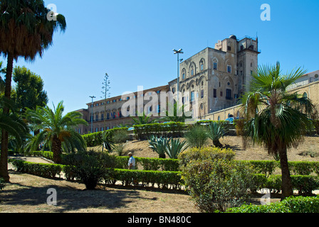 Palermo Palace, Palermo, Sicily, Italy Stock Photo