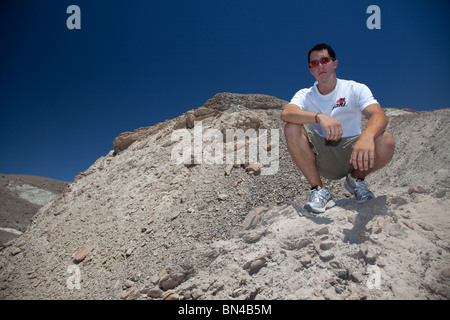 Photographed along Highway 190 near Twenty Mule Team Canyon in Death Valley National Park. Stock Photo