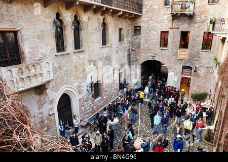 Casa de Giulietta (Juliet's House) in Verona, Italy Stock Photo