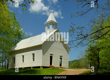 Old Methodist Church in Cades Cove of Great Smoky Mountains National Park. Photo by Darrell Young. Stock Photo
