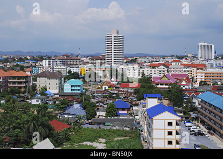 A view of Pattaya City, Thailand Stock Photo