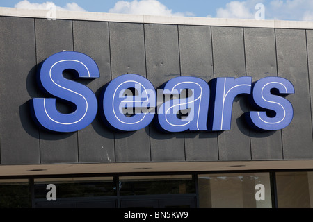 Sears sign, King of Prussia Mall, near Philadelphia, PA, USA Stock Photo