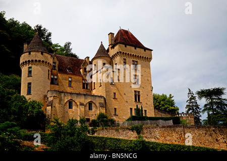 Castle La Roque Gageac, Dordogne, France. Stock Photo