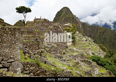 The Inca settlement of Machu Picchu, Peru Stock Photo - Alamy