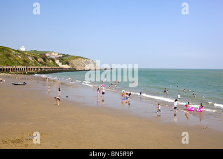 Beach Folkestone Kent England UK Stock Photo