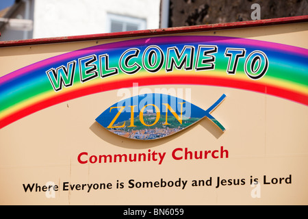 A Zion community church in St Ives, Cornwall, UK. Stock Photo