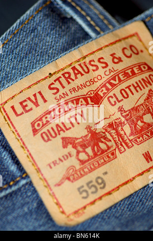 Levi Strauss Jeans Label Stock Photo - Alamy