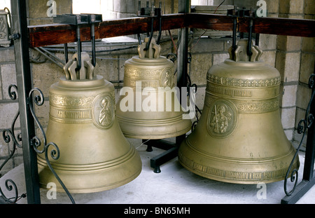 Bells of the Greek Orthodox church of Mar Guirges (Saint George) in Coptic Cairo. Stock Photo