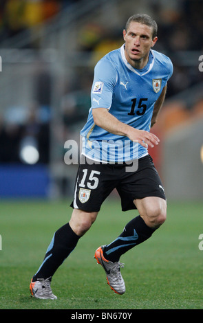 DIEGO PEREZ URUGUAY V GHANA SOCCER CITY JOHANNESBURG SOUTH AFRICA 02 July 2010 Stock Photo