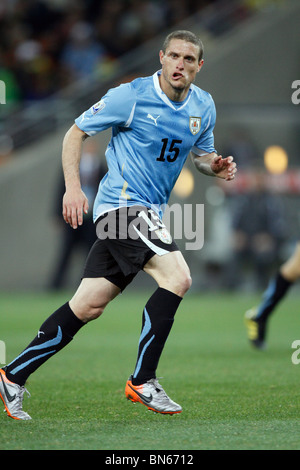 DIEGO PEREZ URUGUAY V GHANA SOCCER CITY JOHANNESBURG SOUTH AFRICA 02 July 2010 Stock Photo