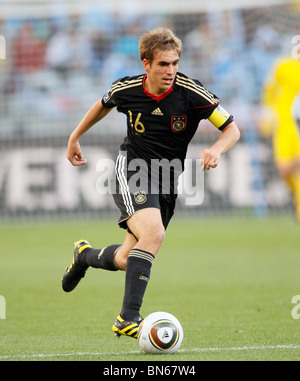 PHILIPP LAHM ARGENTINA V GERMANY GREEN POINT STADIUM CAPE TOWN SOUTH AFRICA 03 July 2010 Stock Photo