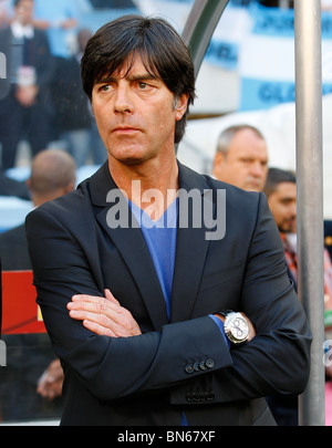 JOACHIM LOEW ARGENTINA V GERMANY GREEN POINT STADIUM CAPE TOWN SOUTH AFRICA 03 July 2010 Stock Photo