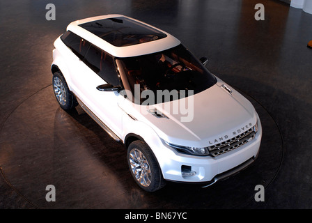 The Land Rover LRX concept car at Gaydon, 05-02-2008. Photos by John Robertson. Stock Photo