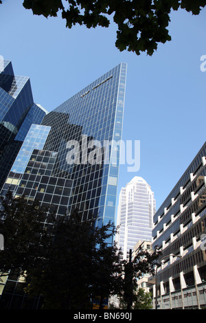 skyscrapers Downtown, Montreal Stock Photo