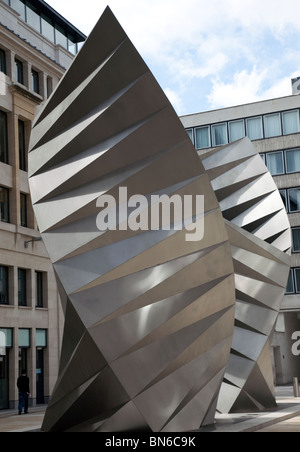 'Angel's Wings' by Thomas Heatherwick in Bishop's Court, City of London Stock Photo