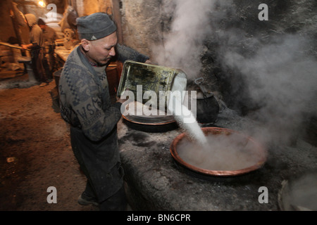 Candy factory in Kabul, Afghanistan Stock Photo