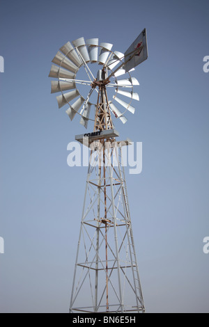 Windmill built by the australian forces in Uruzgan, Afghanistan Stock Photo