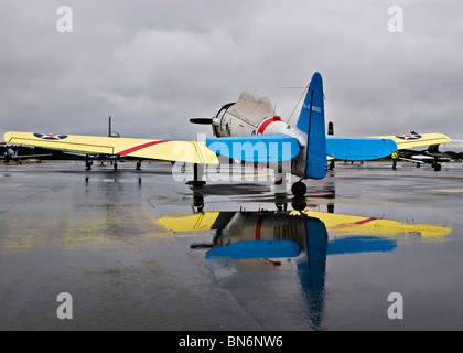 Vintage turboprop airplane parked at the airport Stock Photo - Alamy