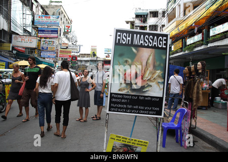 Khaosan road , Bangkok , Thailand Stock Photo