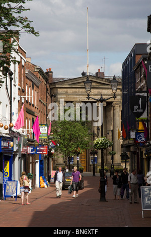 macclesfield town centre high street  cheshire england uk gb Stock Photo