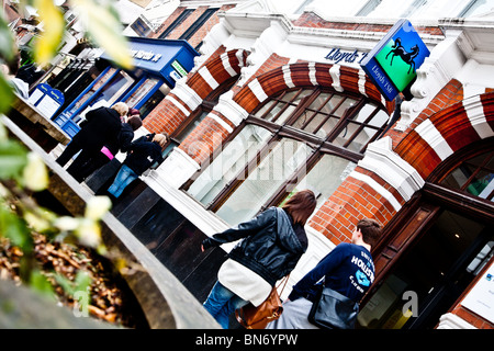 Exterior of Lloyds Bank Reigate Surrey Stock Photo