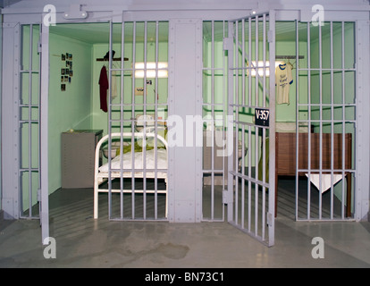 Original cell block at the Sing Sing Museum in Ossining New York Stock Photo