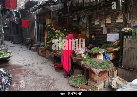 fruit and vegetable market in Pakistan Stock Photo