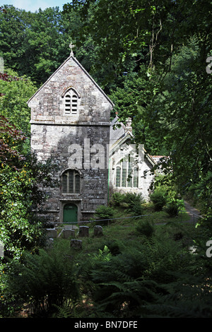 Minster Church, Boscastle, Cornwall, England Stock Photo