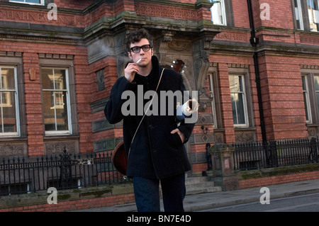 NOWHERE BOY (2009) AARON JOHNSON SAM TAYLOR-WOOD (DIR) Stock Photo