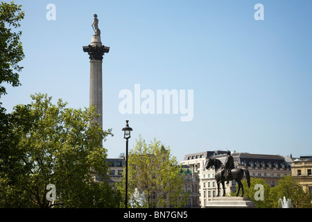 Trafalgar Square, London, England Stock Photo