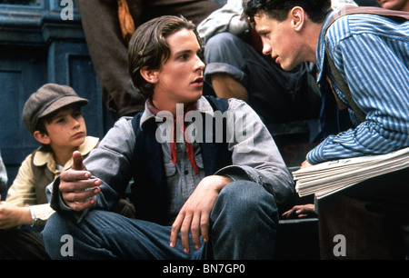 Christian Bale David Moscow Film Newsies The News Boys Usa 1992 Characters Jack Cowboy Kelly David Jacobs Director Kenny Ortega 08 April 1992 Warning This Photograph Is For Editorial Use