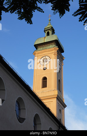 Holy Ghost Church in Munich; Pfarrkirche Heilig Geist near Viktualienmarkt in Munich Stock Photo