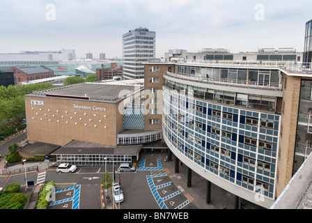Exterior views of BBC Television Centre at Wood Lane, London Stock Photo