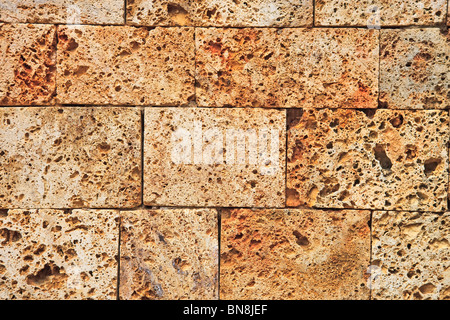 High quality texture of bricks of sandstone Stock Photo