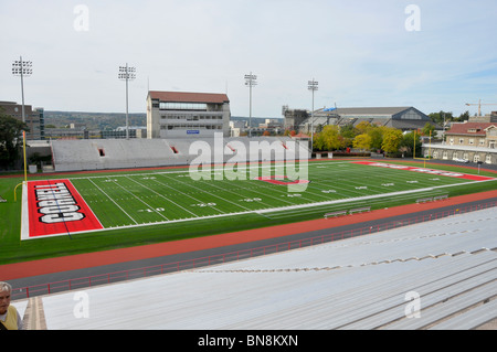 Football Stadium Cornell University Campus Ithaca New York Finger Lakes Region Schoellkopf Memorial Stock Photo