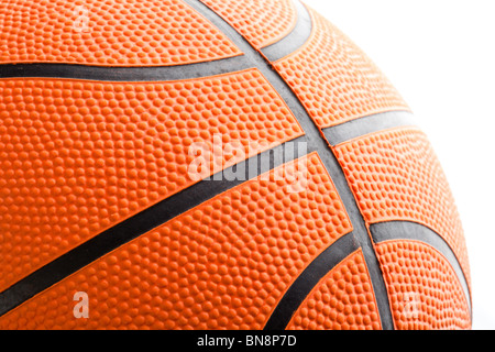 Orange Basketball close up shot