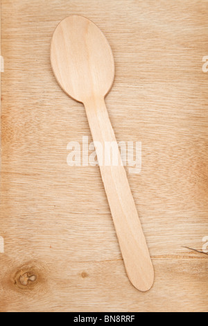 Wooden Spoon close up shot Stock Photo