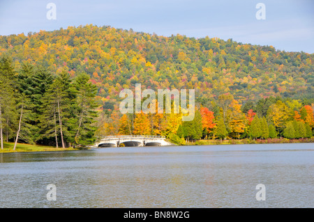 Red House Lake Allegany State Park New York Stock Photo