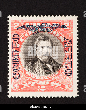 Postage stamp from Chile depicting Domingo Santa Maria Stock Photo